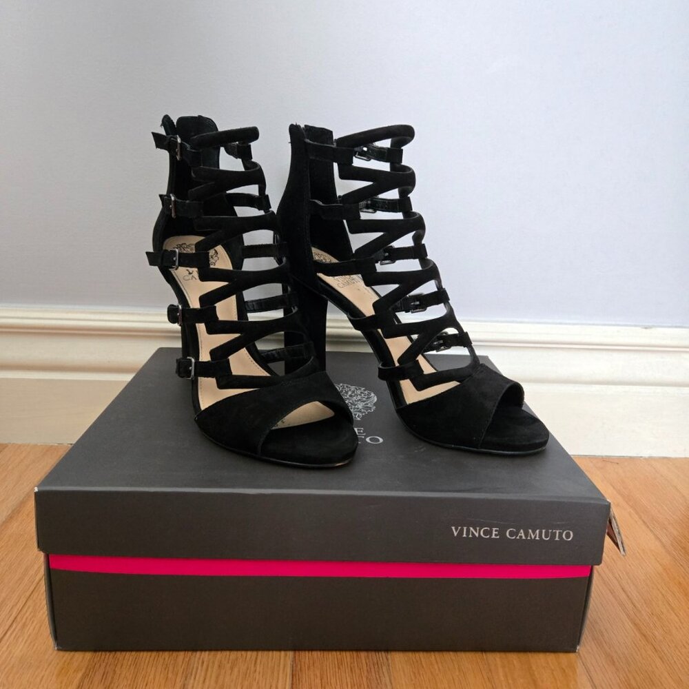 Vince Camuto Black Ravina Heels